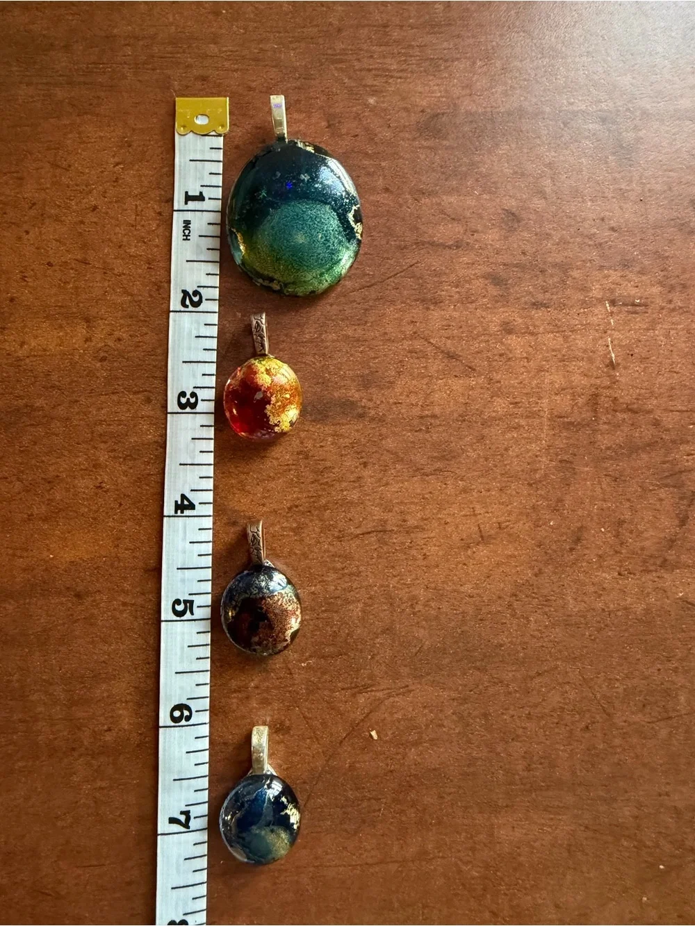 Handmade Multicolor Glass Pendant Necklace – Artisan Women’s Jewelry